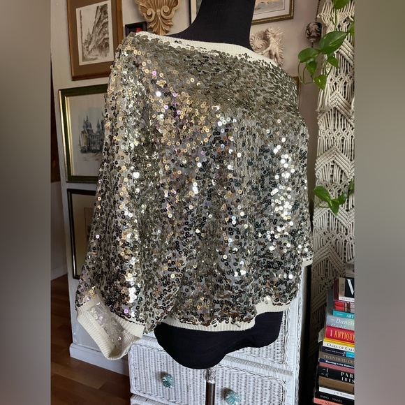Rachel Zoe sequins top - Picture 4 of 7